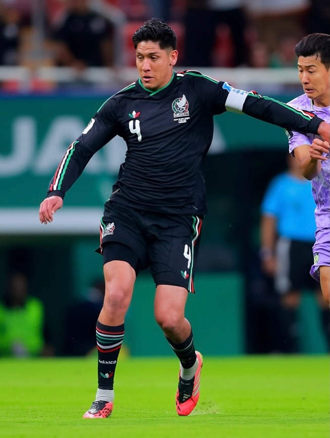Edson Alvarez. That Mexico Third. adidas Trefoil. Long sleeves too
