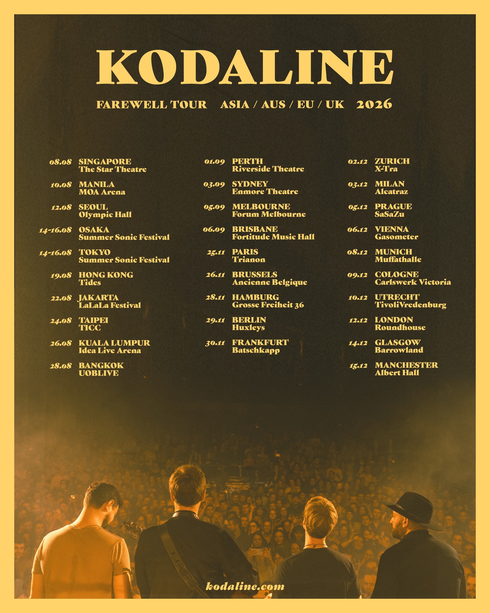 Kodaline - You didn't think we'd leave without saying goodbye