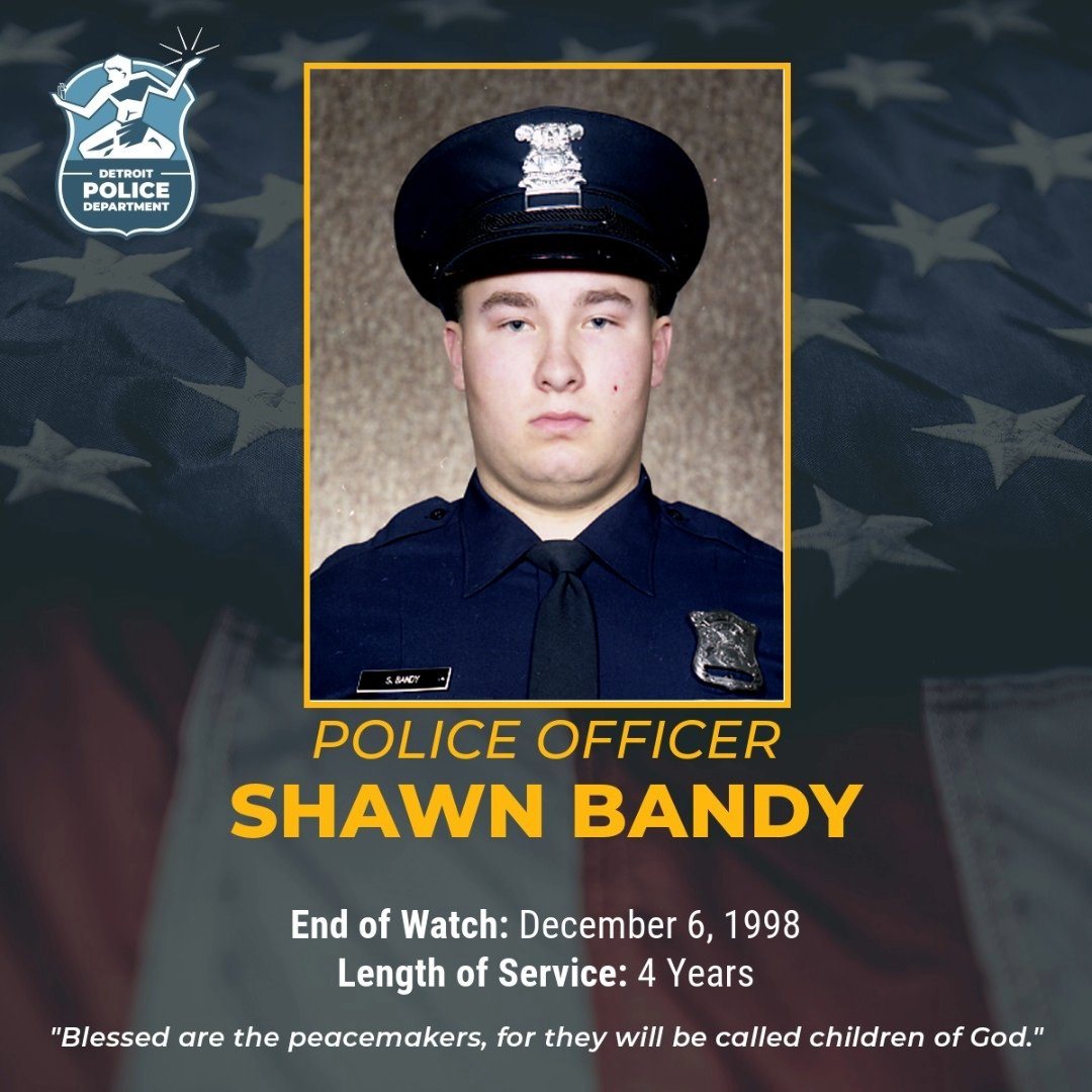 Police Officer Shawn Phillip Bandy... - The Detroit Scanner | Facebook