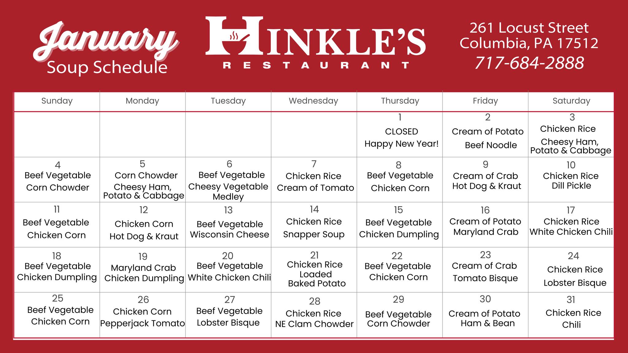 Hinkle's Restaurant | Columbia PA