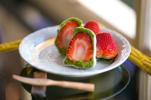Daifuku (大福) or Daifuku Mochi (大福餅) is a type of wagashi