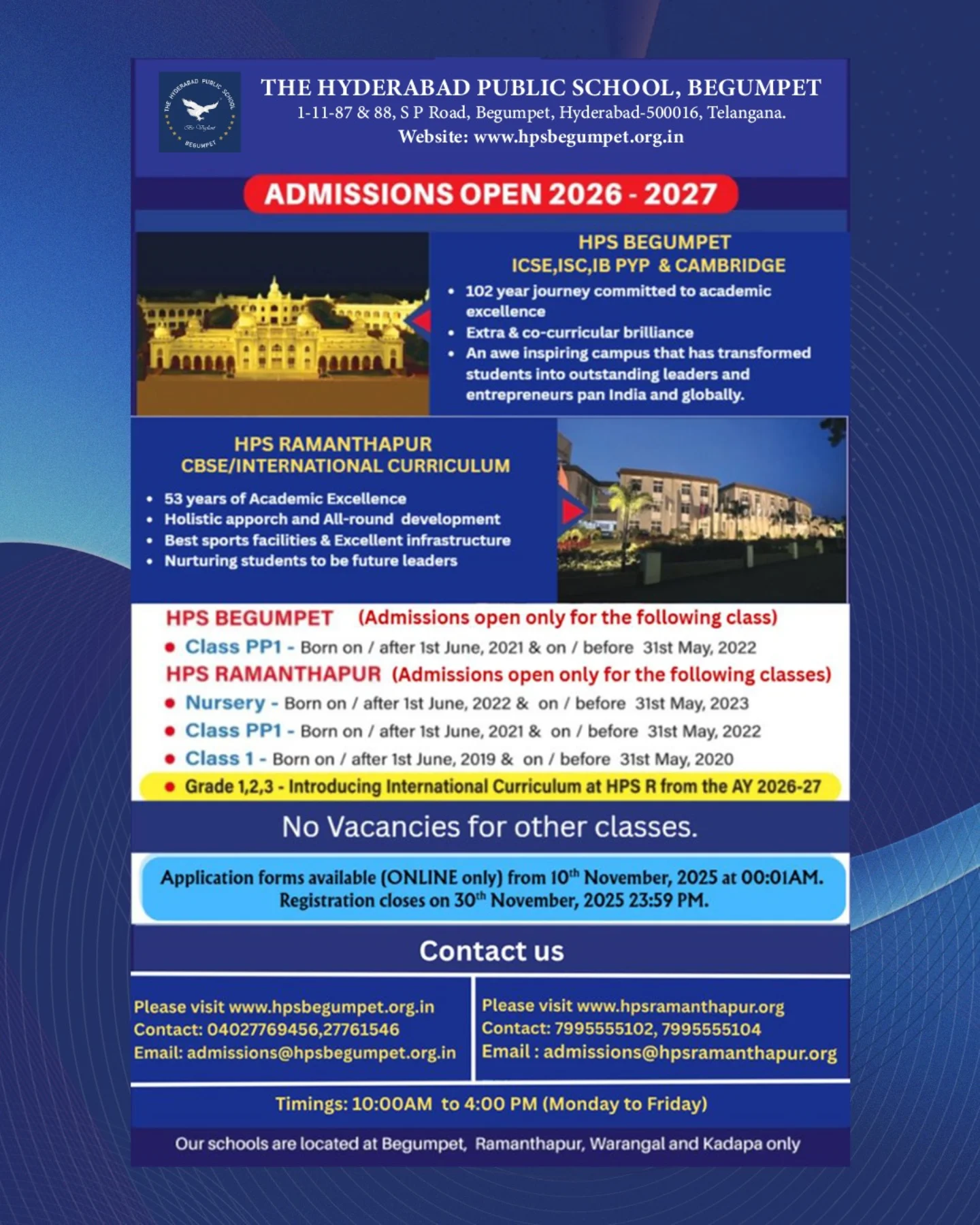 The Hyderabad - For over a century, The Hyderabad Public School ...