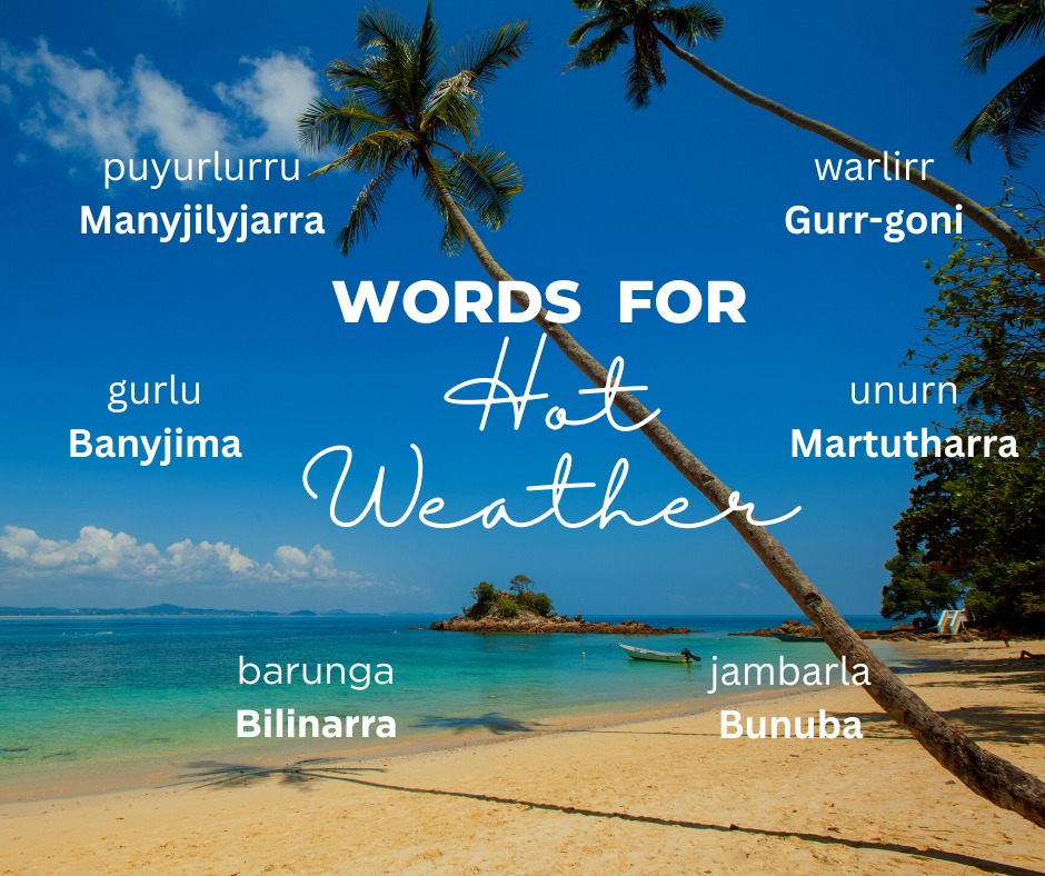Research - Here are six words for 'hot weather' in six Indigenous ...