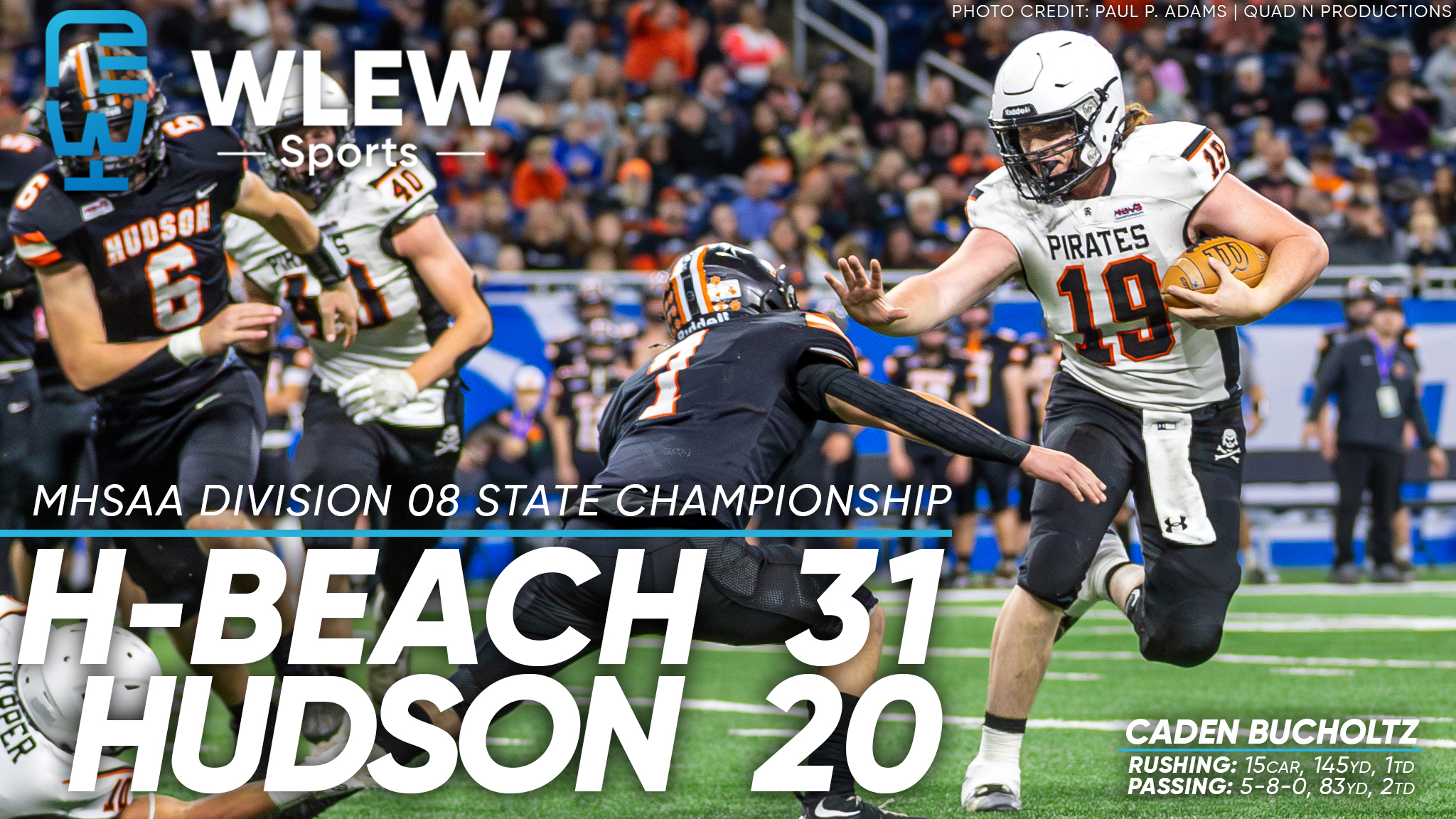 WLEW - The Harbor Beach Pirates secured their second state championship ...
