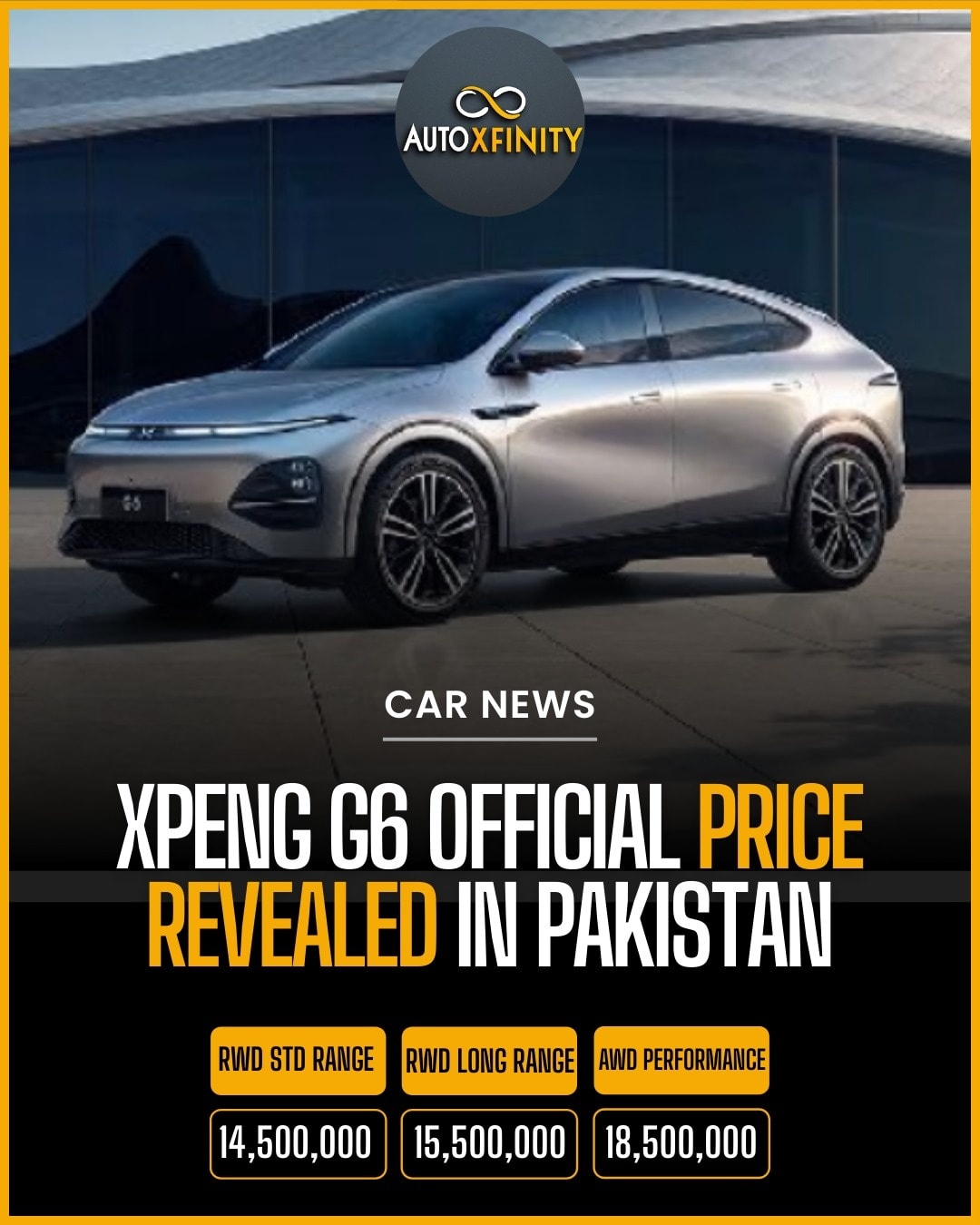 AutoXfinity - Xpeng G6 officially launched in three... | Facebook
