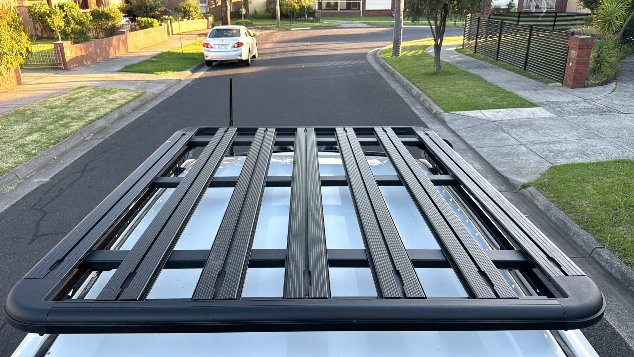 Brand new flat roofrack aluminium for dual cab hilux/ranger/ dimax ...
