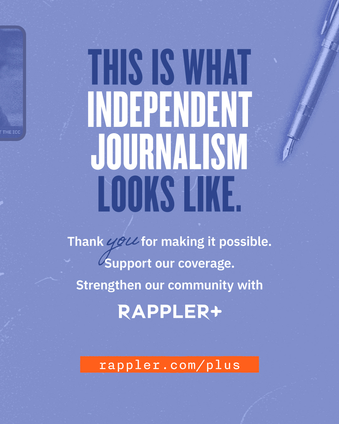 Rappler - Justice is unfolding on the global stage. Because of you ...