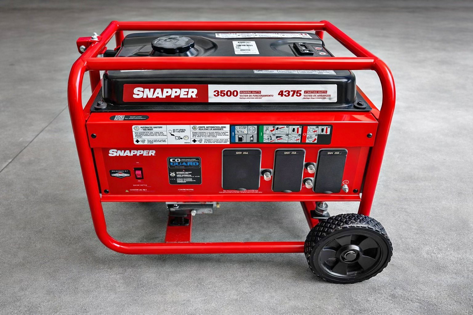 Snapper 3500W Portable Generator (4375 Starting Watts) – Excellent ...
