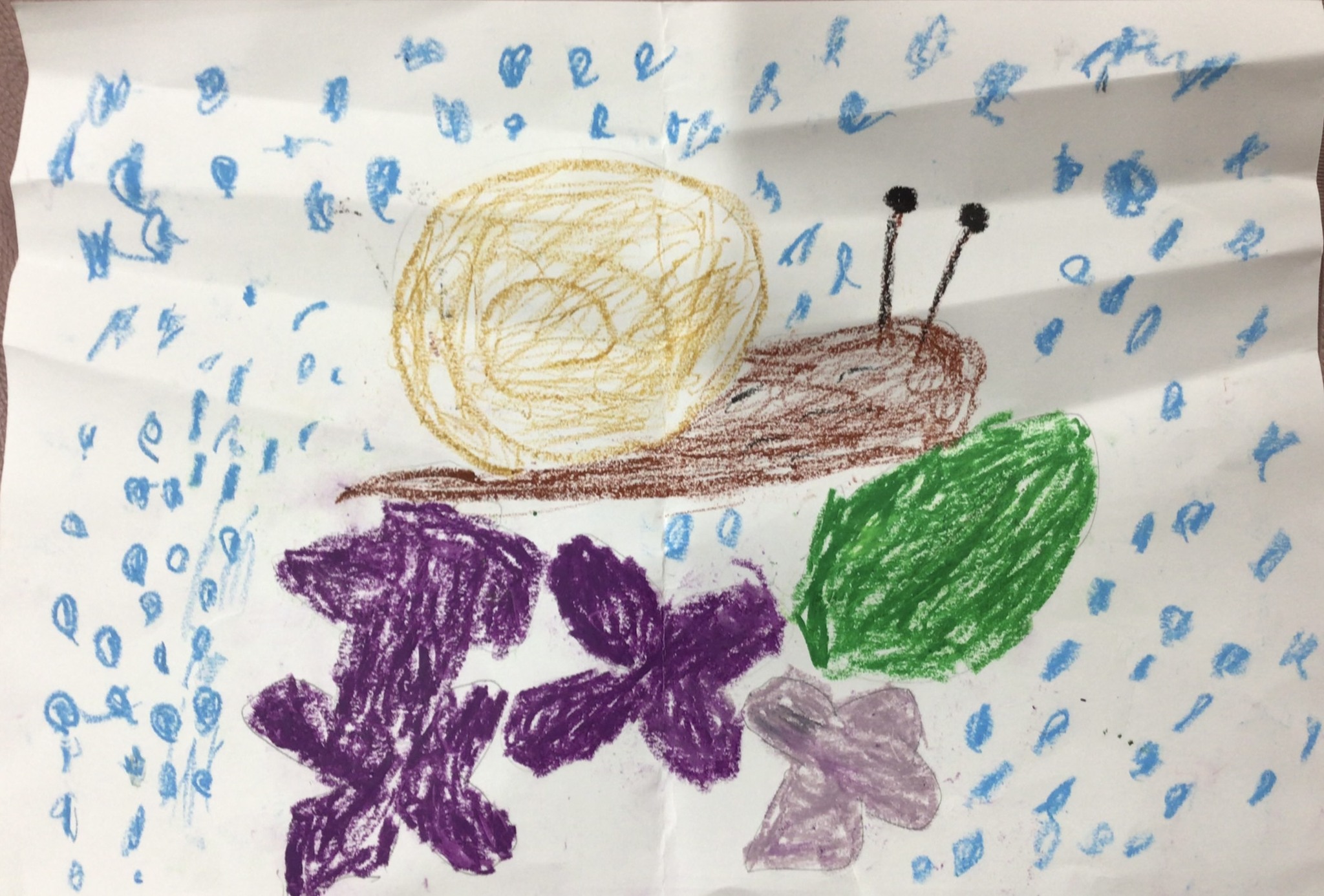 年長］【難関私立女子クラス・難関私立共学クラス】梅雨の絵［理英会 