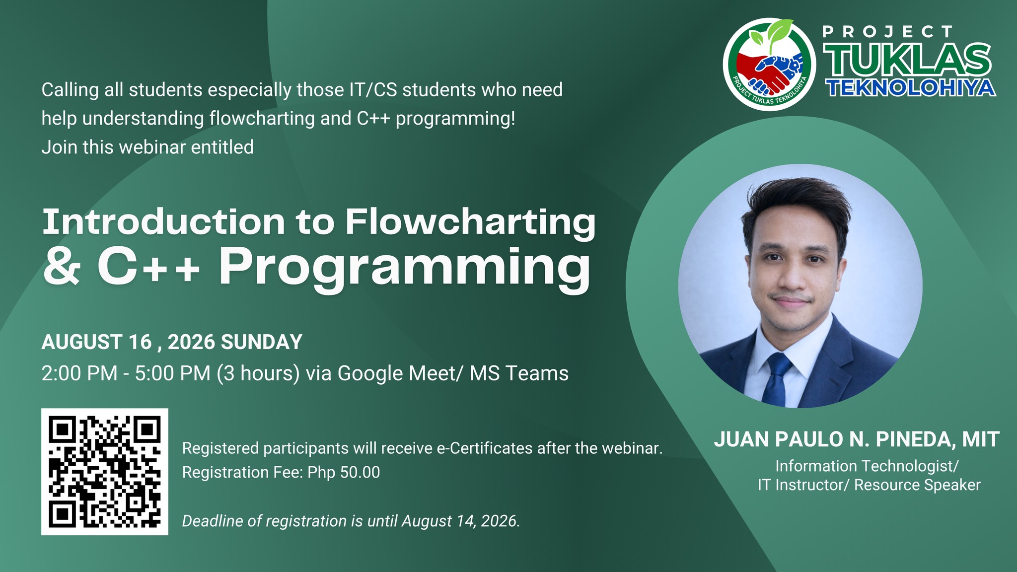 Introduction to Flowcharting & C++ Programming
