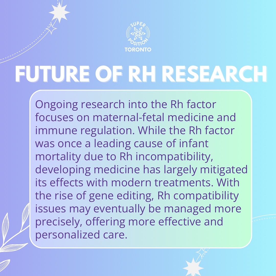 🩸 Ever heard of the Rh Factor?... - Superposition Toronto | Facebook