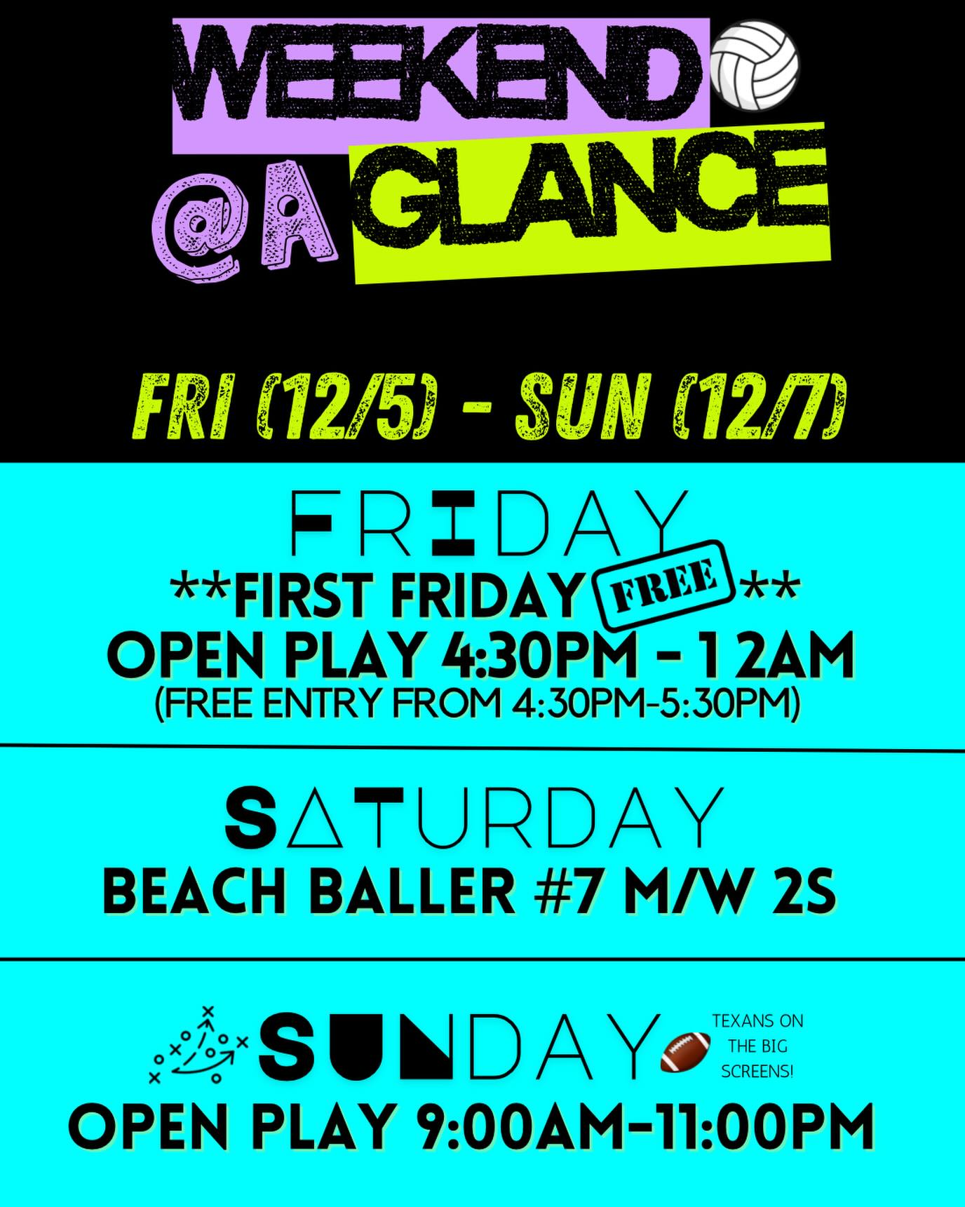 Third - The best weekends are built on volleyball + vibes. 💛 Here’s ...