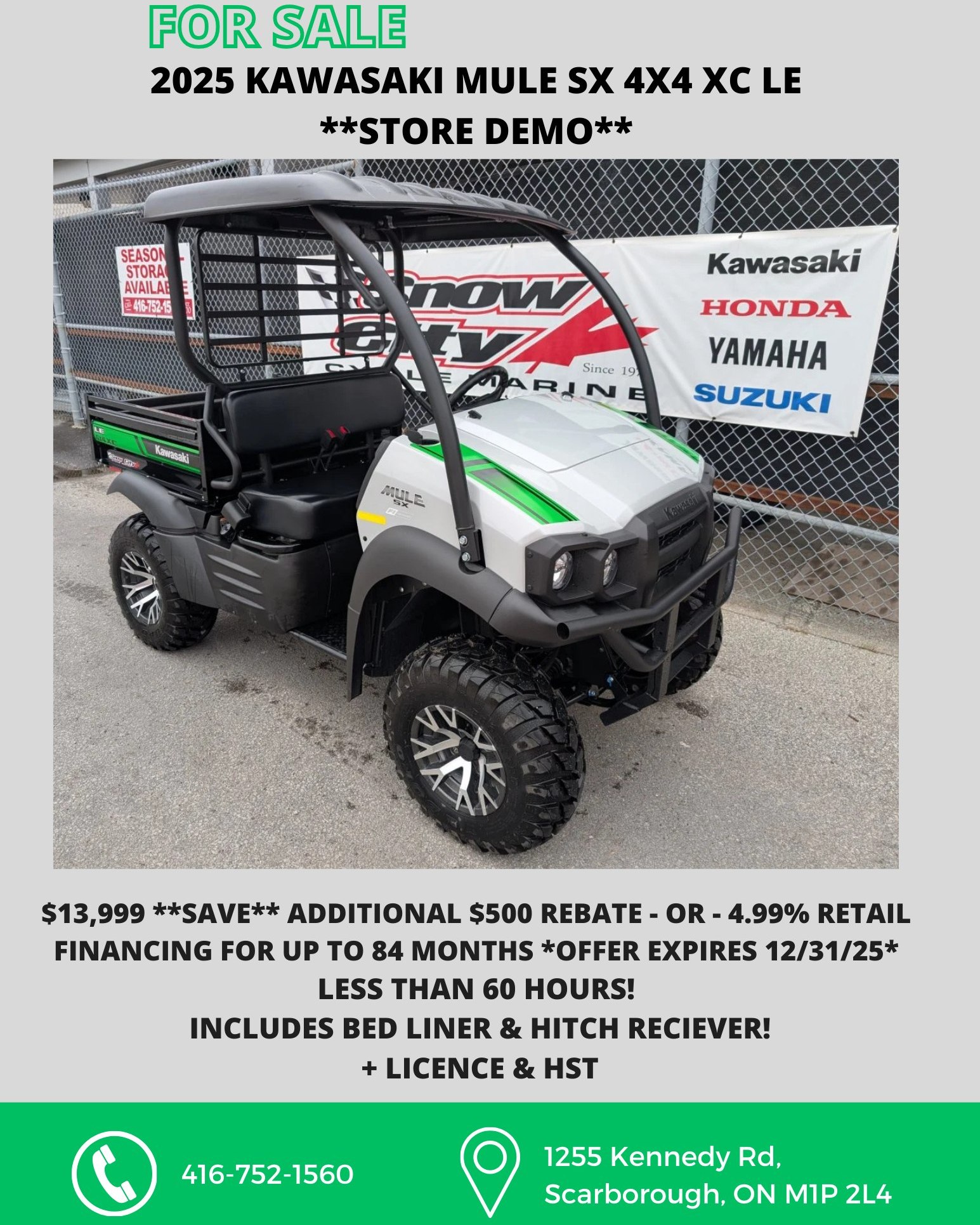 Snow - 💥 2025 MULE SX 4x4 XC LE 💥 Built for every need — and ready for ...
