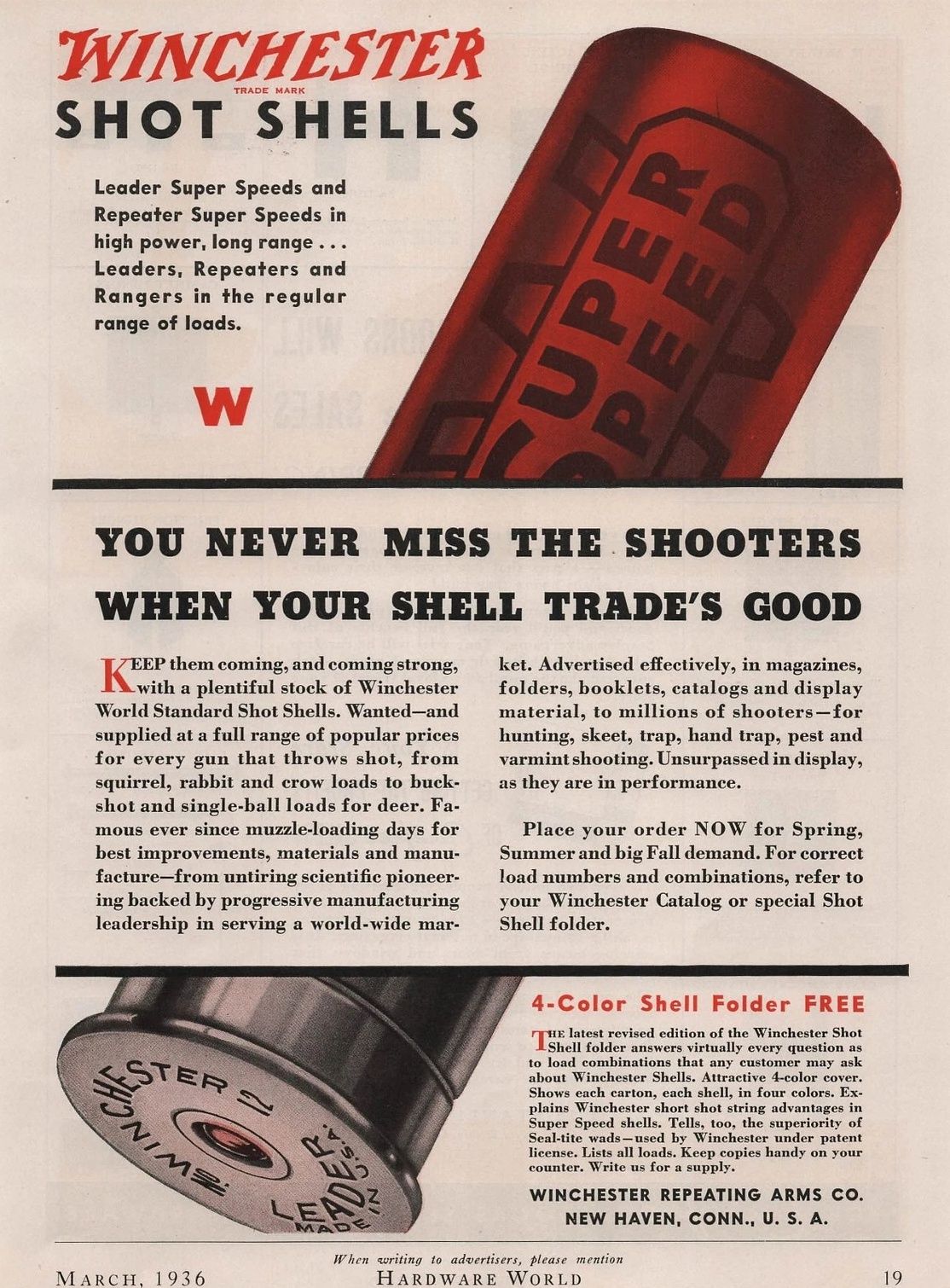 Muddy - 1936 - Winchester Super Speed Shells | A Hunter's Dream Then ...