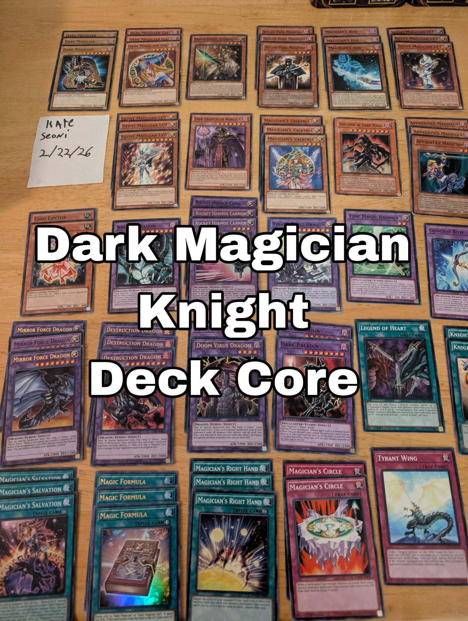 yugioh dark magician card list GIRL RUG – Hypland may be 1st or Unlimited Edition Dark Magician (Archetype) – cardcluster