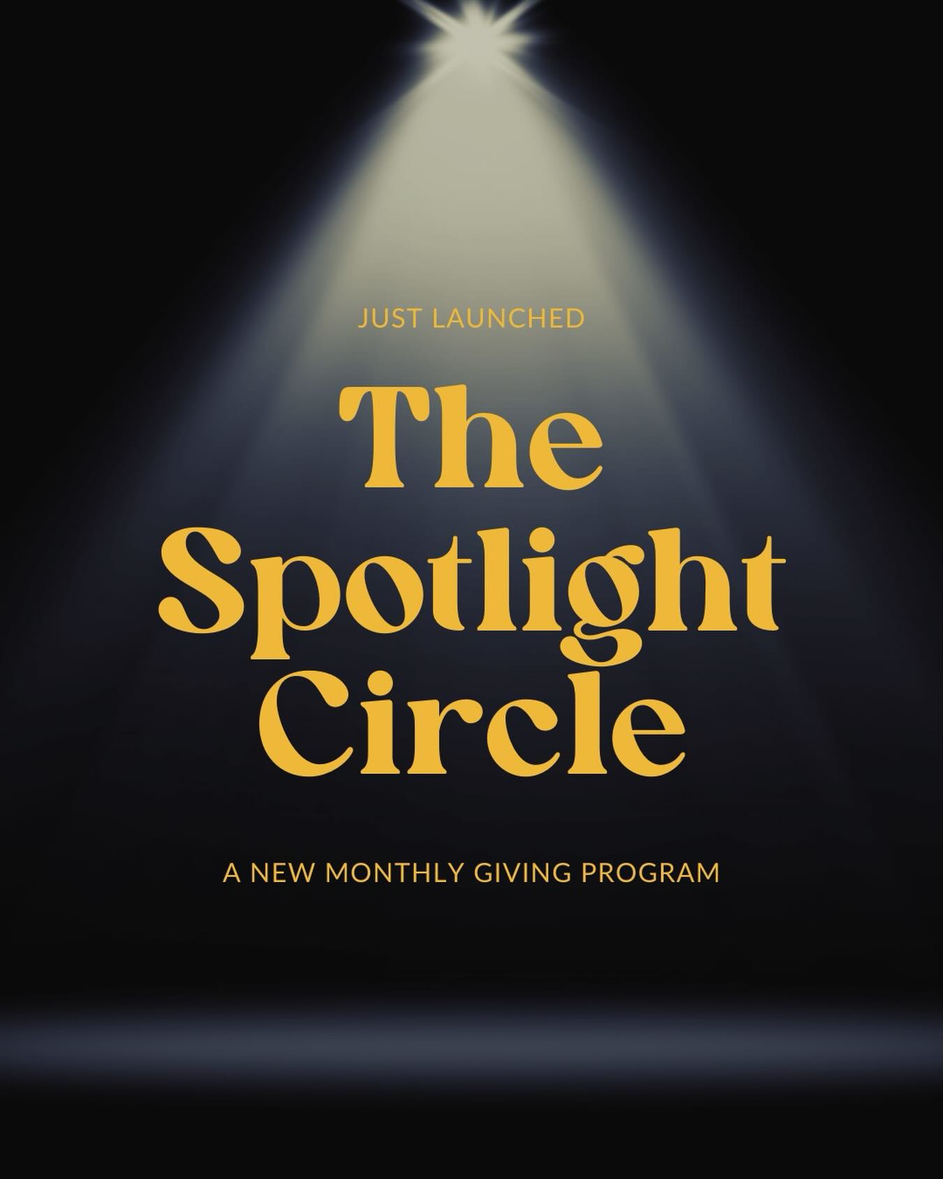 The Yellow - Introducing The Spotlight Circle Yellow Door Theatre ...