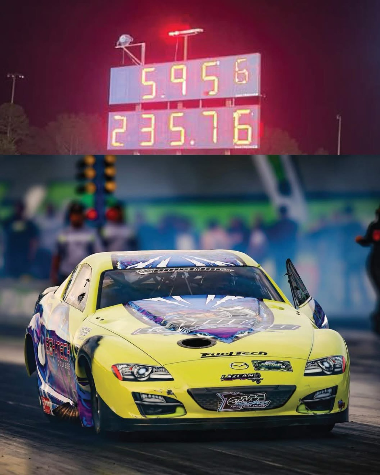5.95 @ 235mph rotary WORLD RECORD for Loquito Killer. 1st official