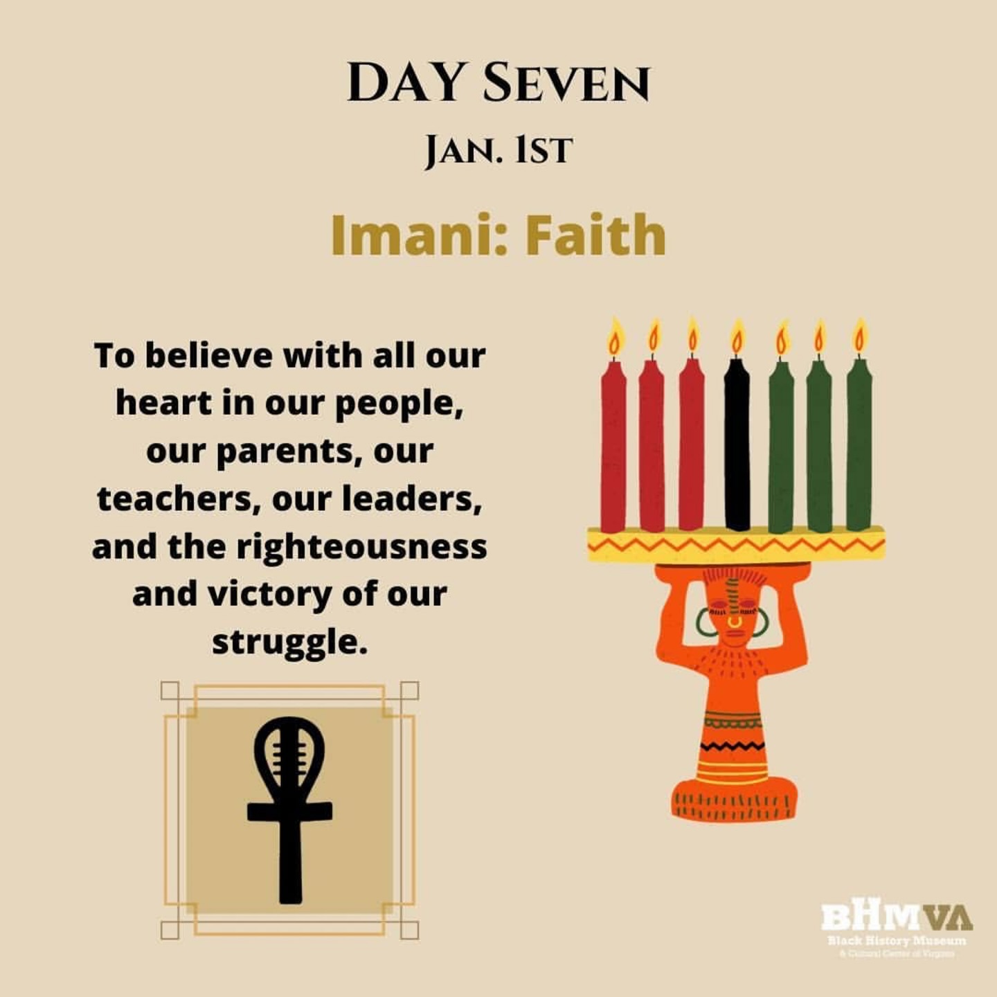 Black - Today we observe the seventh and final day of Kwanzaa, honoring ...
