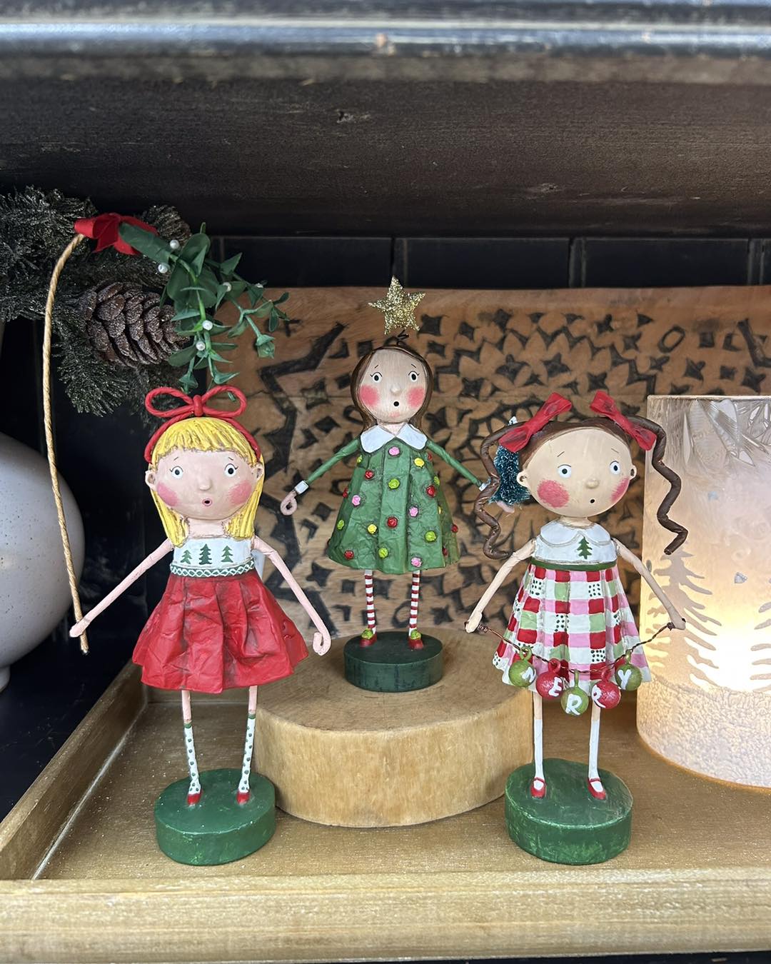 New Christmas “Lori Mitchell” figurines have arrived in The Garden