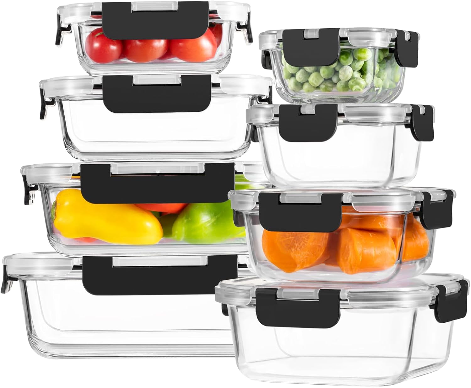 Secret Lightning Deals & 90% Off Promo Codes | $20.99 8-Pack Glass Food ...