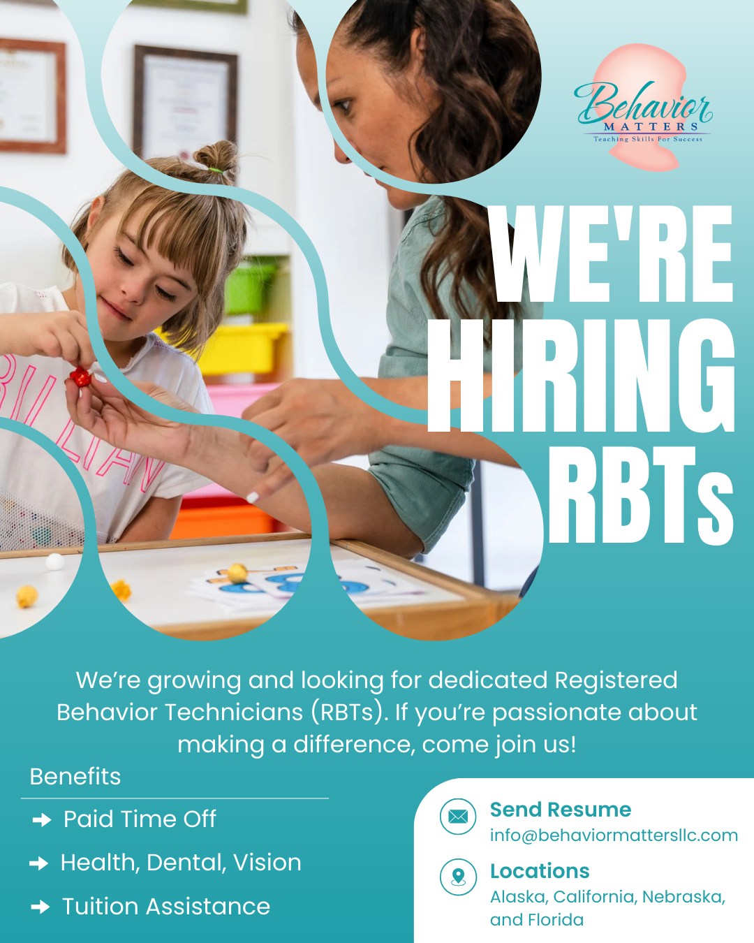 We’re Hiring! Behavior Matters is... - Behavior Matters LLC | Facebook