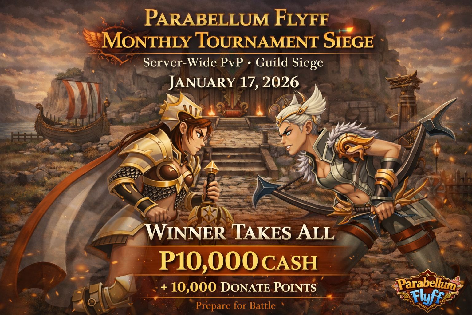 KentabZ - 🔥 PARABELLUM FLYFF MONTHLY TOURNAMENT SIEGE 🔥 ⚔️ Prepare for ...