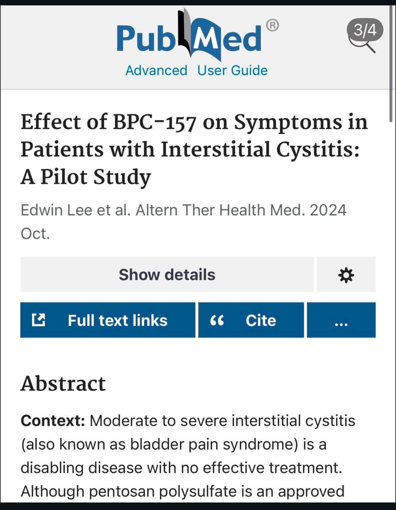bpc-157 interstitial cystitis pilot study Current updates relating to treatment for cystitis/bladder pain syndrome: systematic review and network meta-analysis | BMC Urology Full Circle Health and... -