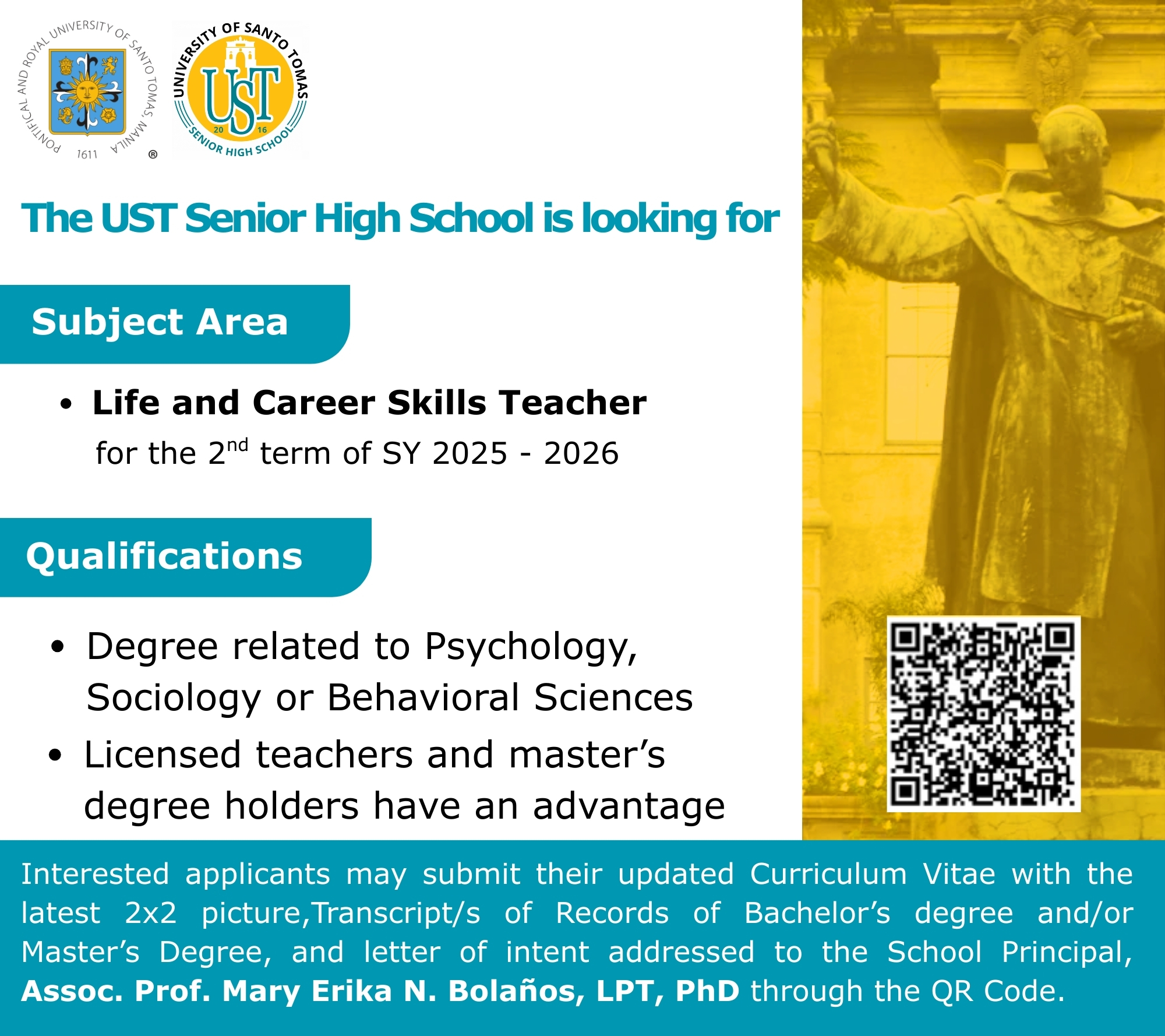 University... - University of Santo Tomas - Senior High School