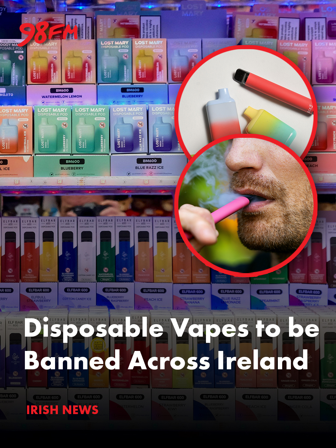 can you buy vapes in ireland 🚭 Disposable are set to be banned across Ireland. Legislation has now passed through the Oireachtas, meaning the sale of single-use vapes is expected to be outlawed from early 2027. #98fm # Flavor:Blackberry Cobbler - Indica Ramadan Offers 2025 Navigating Online Vape Purchases: