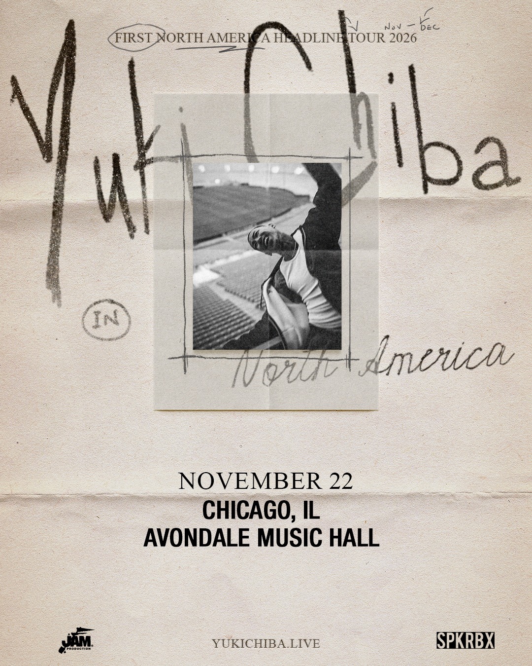 Just Announced: Yuki Chiba is coming to Avondale Music Hall on