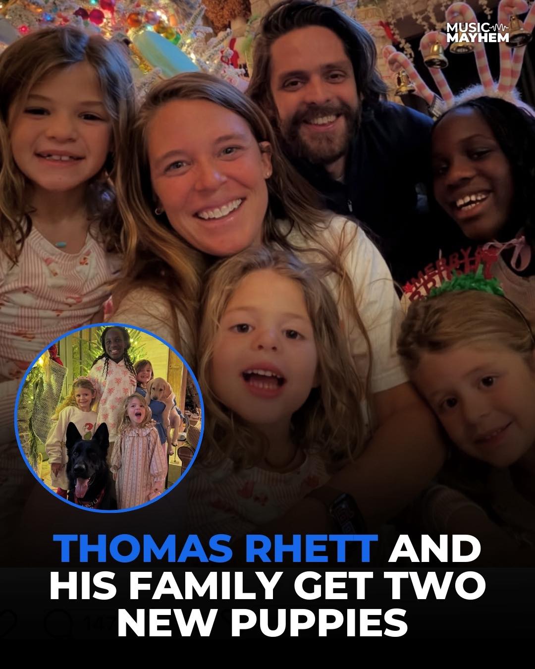 Music - Thomas Rhett, his wife Lauren Akins and their kids got two new ...