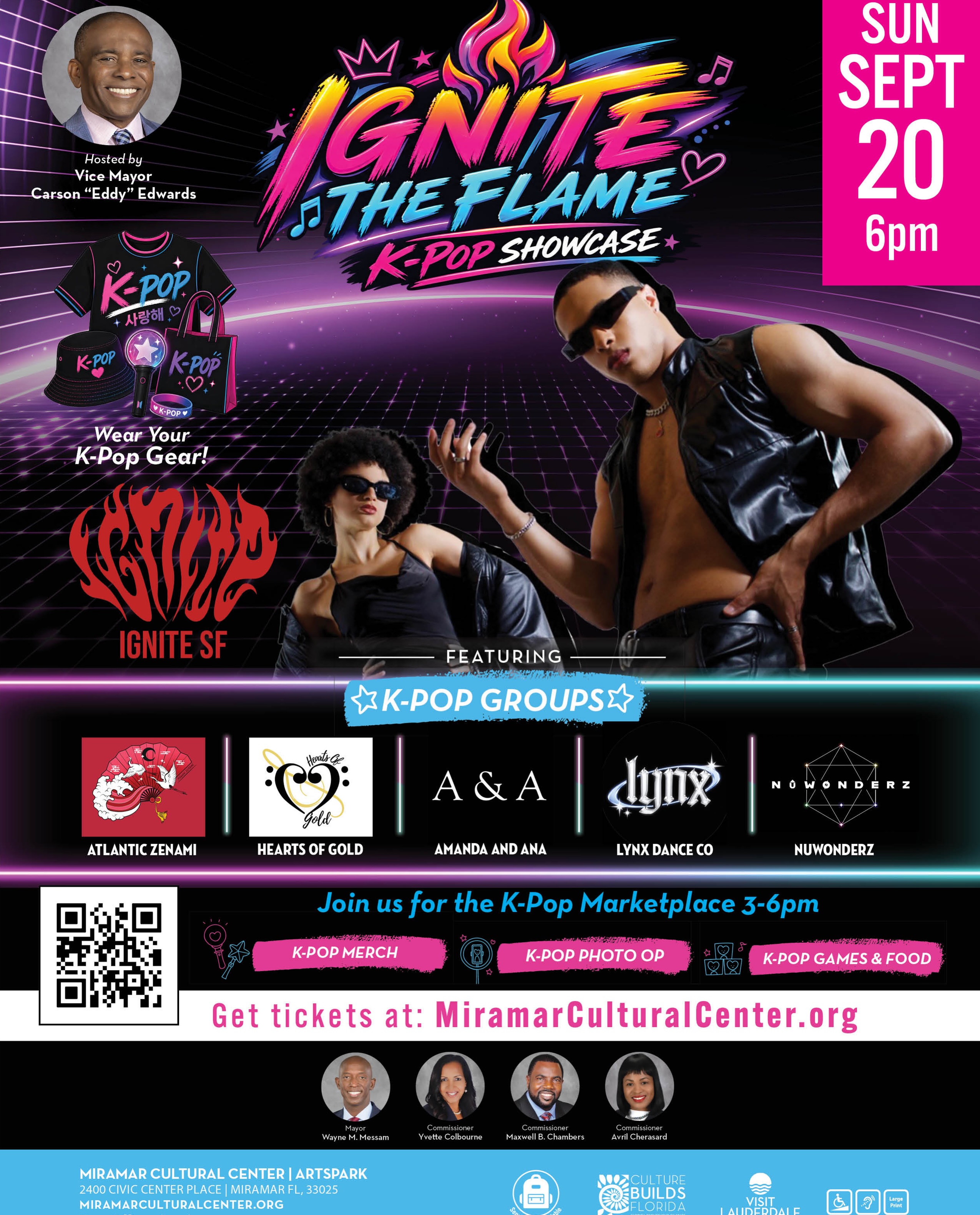 K-pop showcase at Miramar Cultural Center on September 20