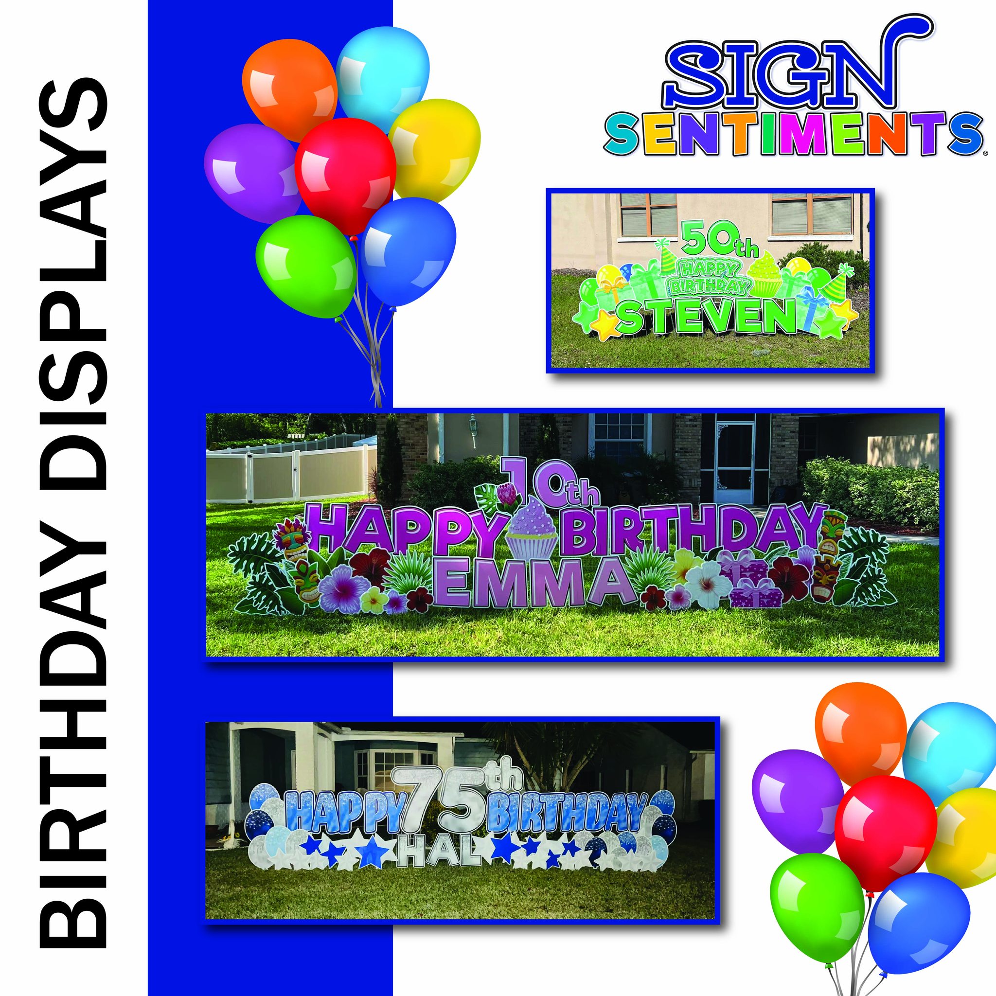 Sign - 🎂 Birthdays come once a year… so why not go BIG? 🎂 Whether you ...
