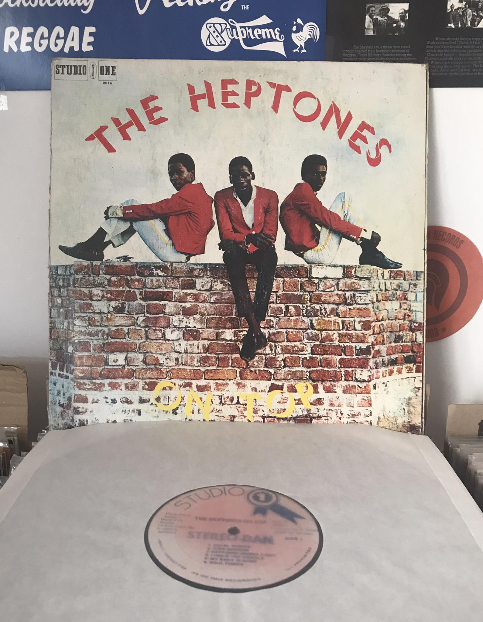 The Heptones = On Top. 1968 Studio One Records. (RP) ?? ❤️ ??