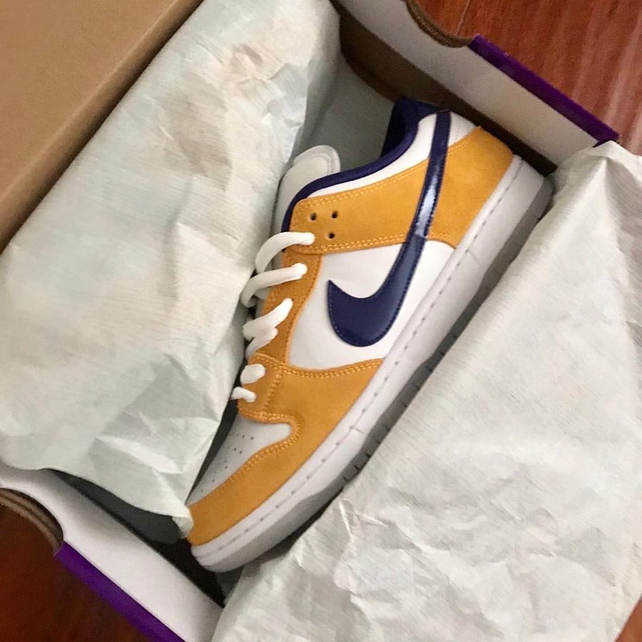 Laser Orange” Nike SB Dunk Low. May GR release possibly hitting