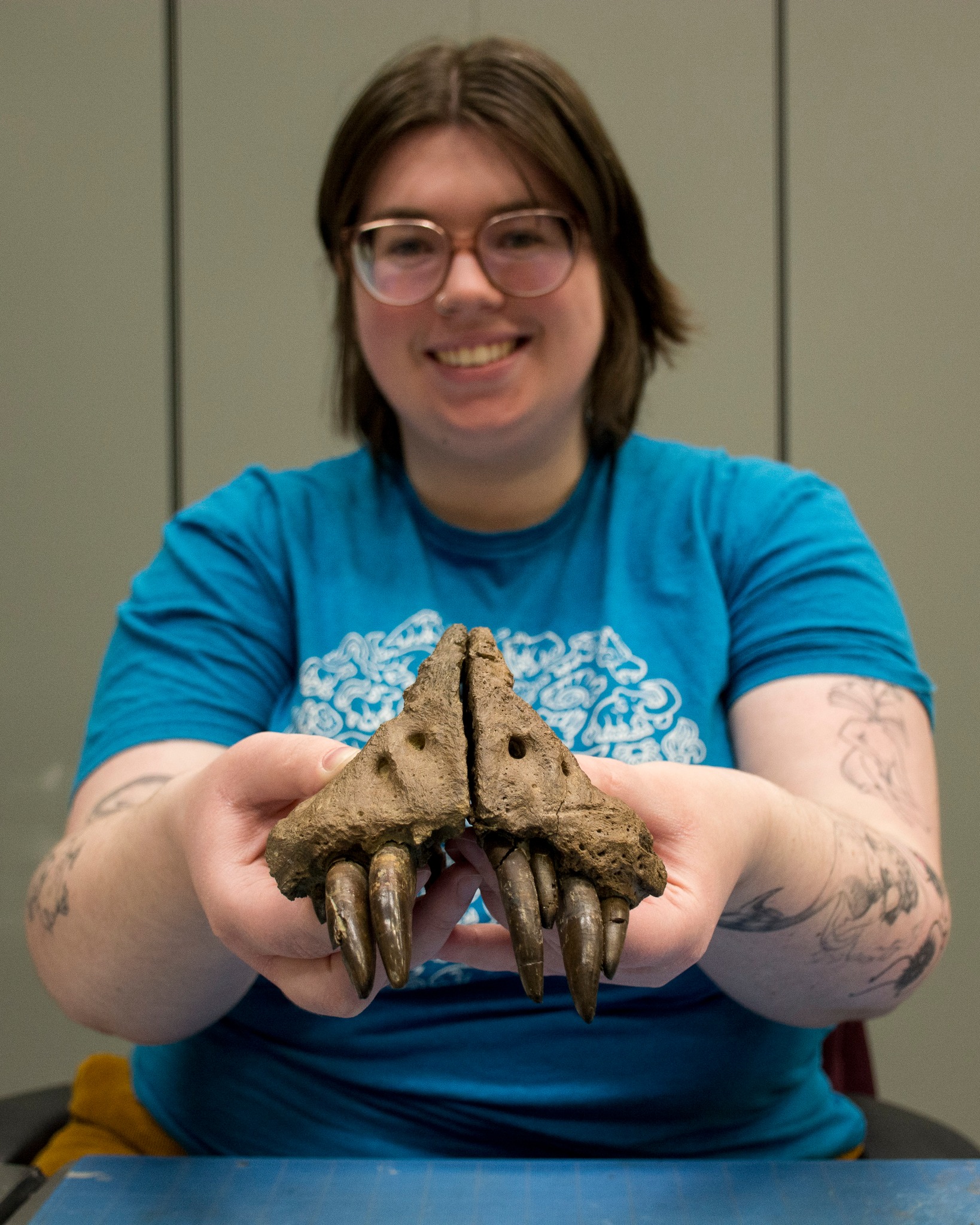 These teeth were made for chomping 🦴🦖 Collections Assistant Jill