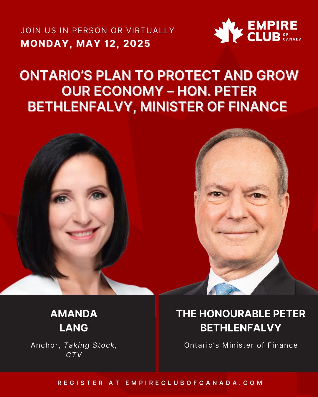 Empire Club of Canada | Toronto ON