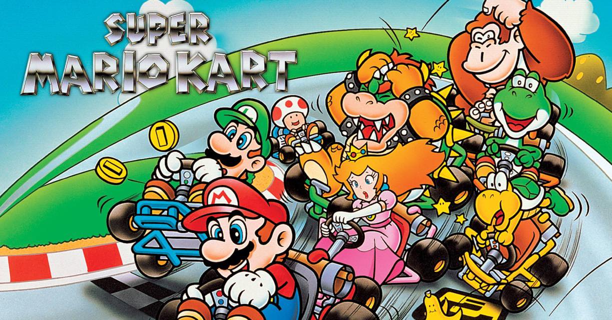Super #MarioKart Carddass (1993).🏎️