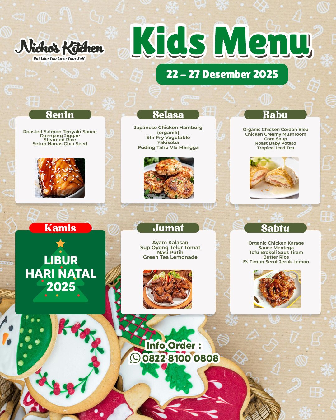 Nicho's Kitchen Healthy Catering - Besok menu rendang daging sapi ...