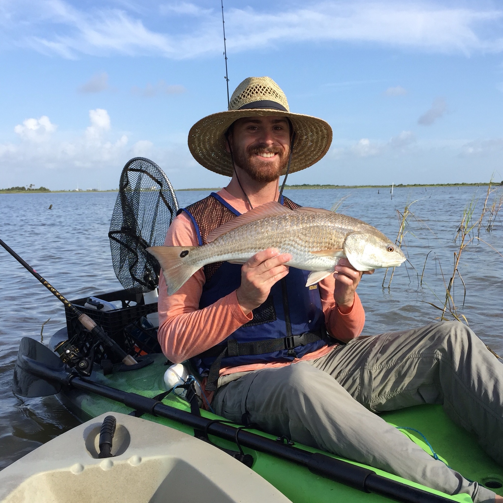 captain tom's amec 65h fishing pole Okuma BLT Wire Rod with Roller Tip 9' MH 2 Piece 60” = 30′′ to 66′′ BnM Capps and Coleman Ambush