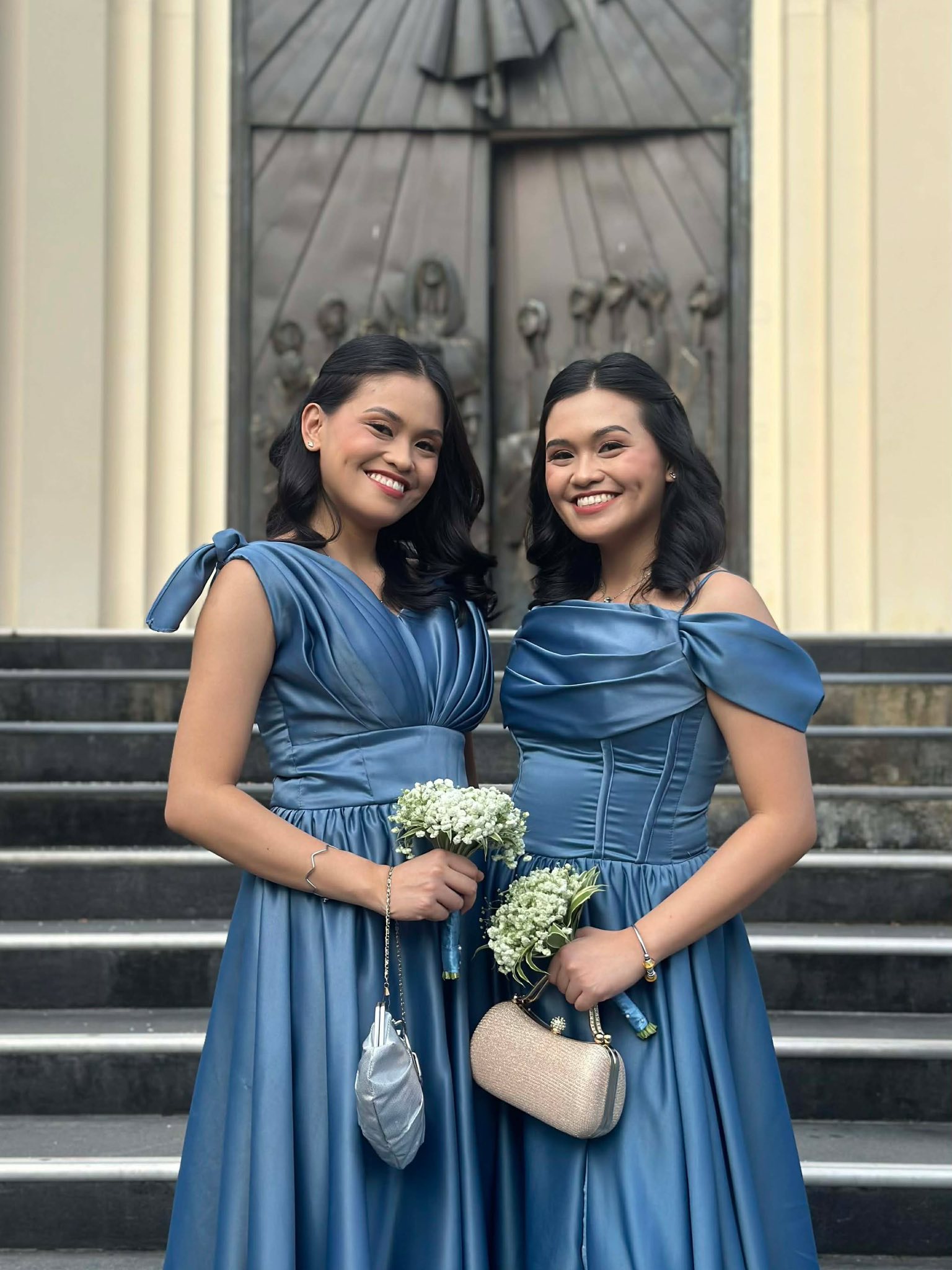dirty blue color dress ✨ Dusty Elegance — Now Available for Rent! ✨ Step into timeless beauty with our stunning dusty blue gowns, perfect for weddings, debuts, and any special occasion. 💙 📍 Visit us and screen resolutions