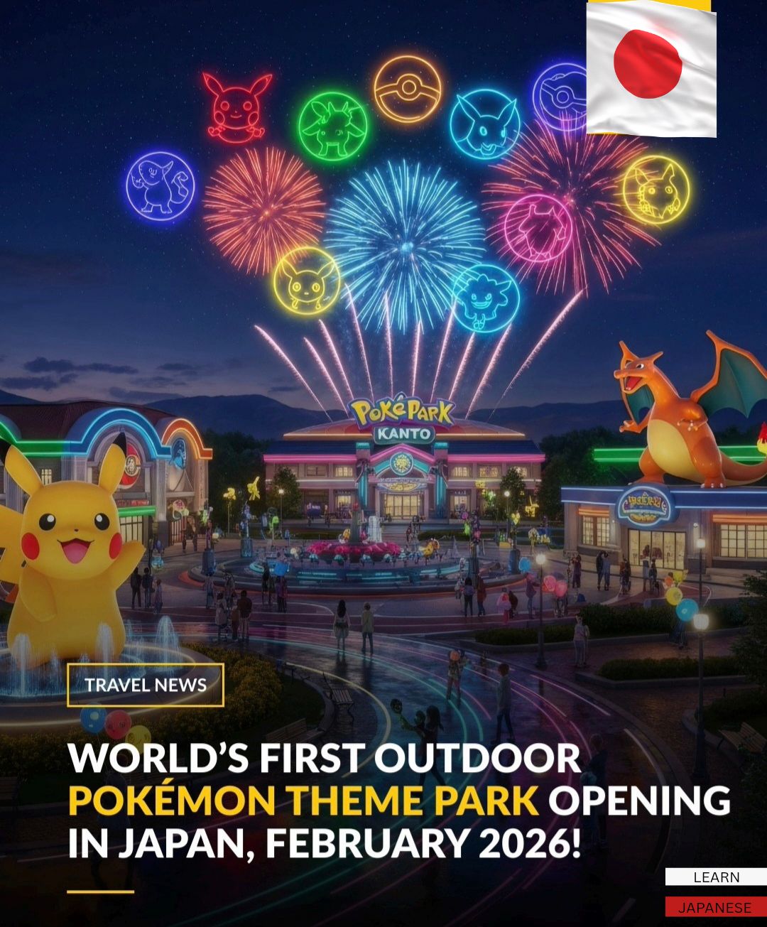 Learn - Big news for Pokémon fans! Japan is opening the world's first ...