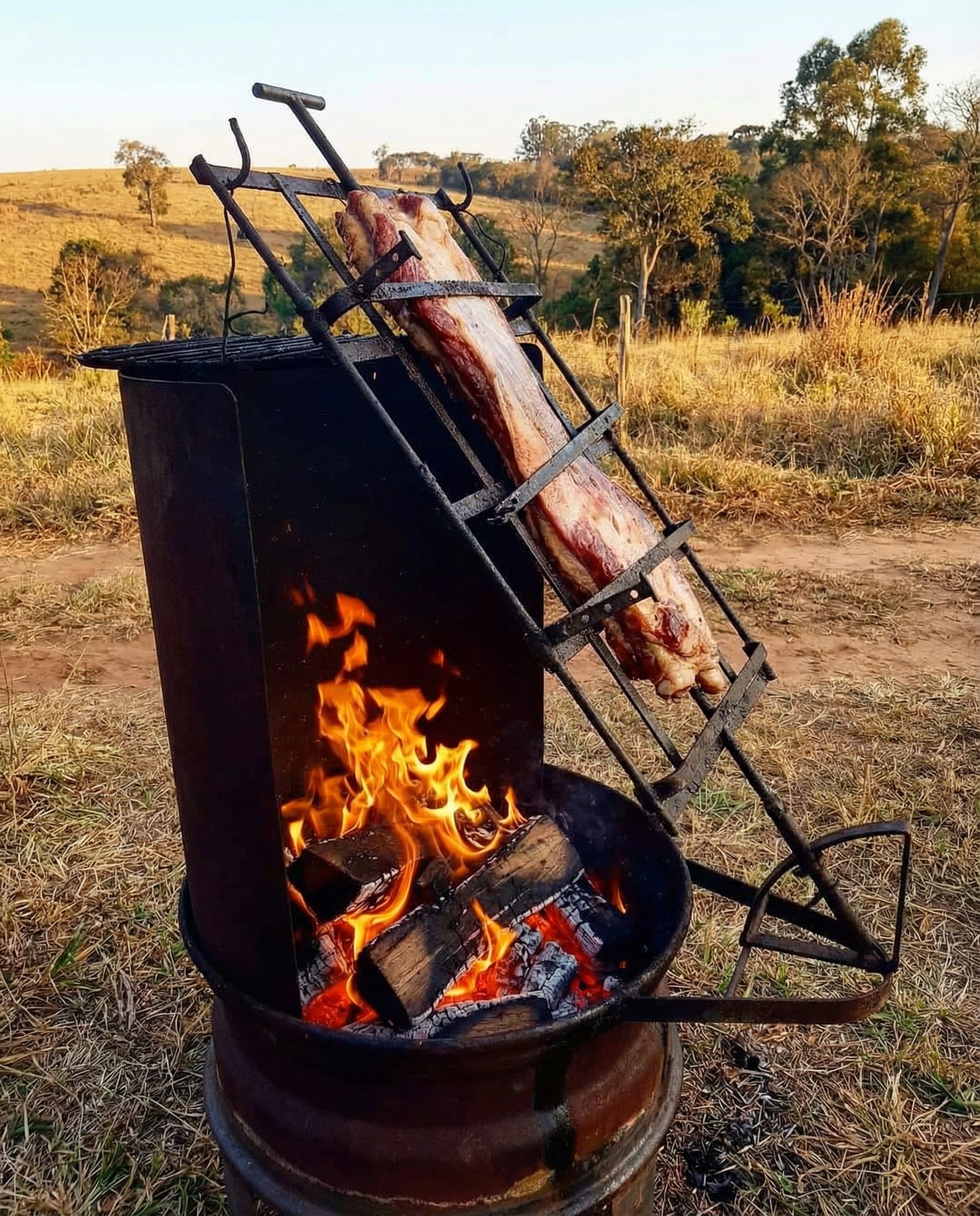 Genius - Outdoor fire cooking setup | Facebook