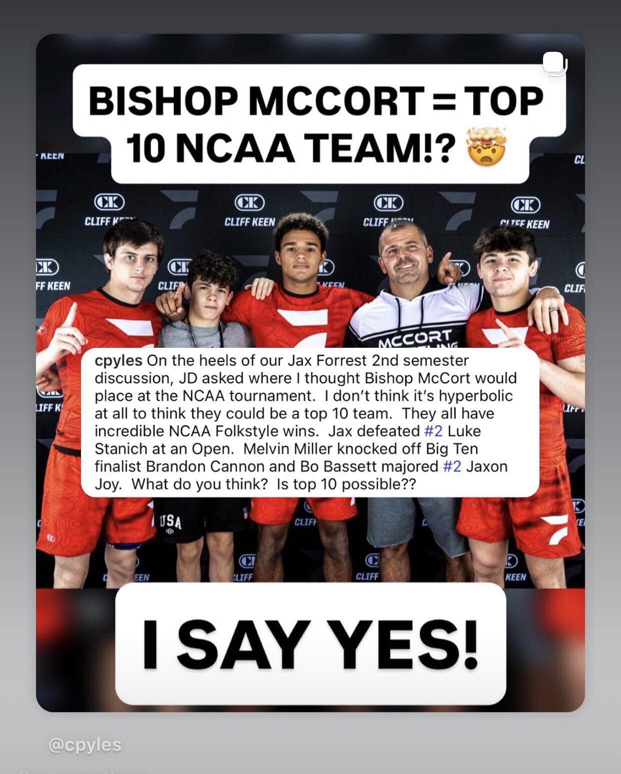 Wrestling Slang - Top 10 NCAA TEAM???🤯🤯 | Facebook