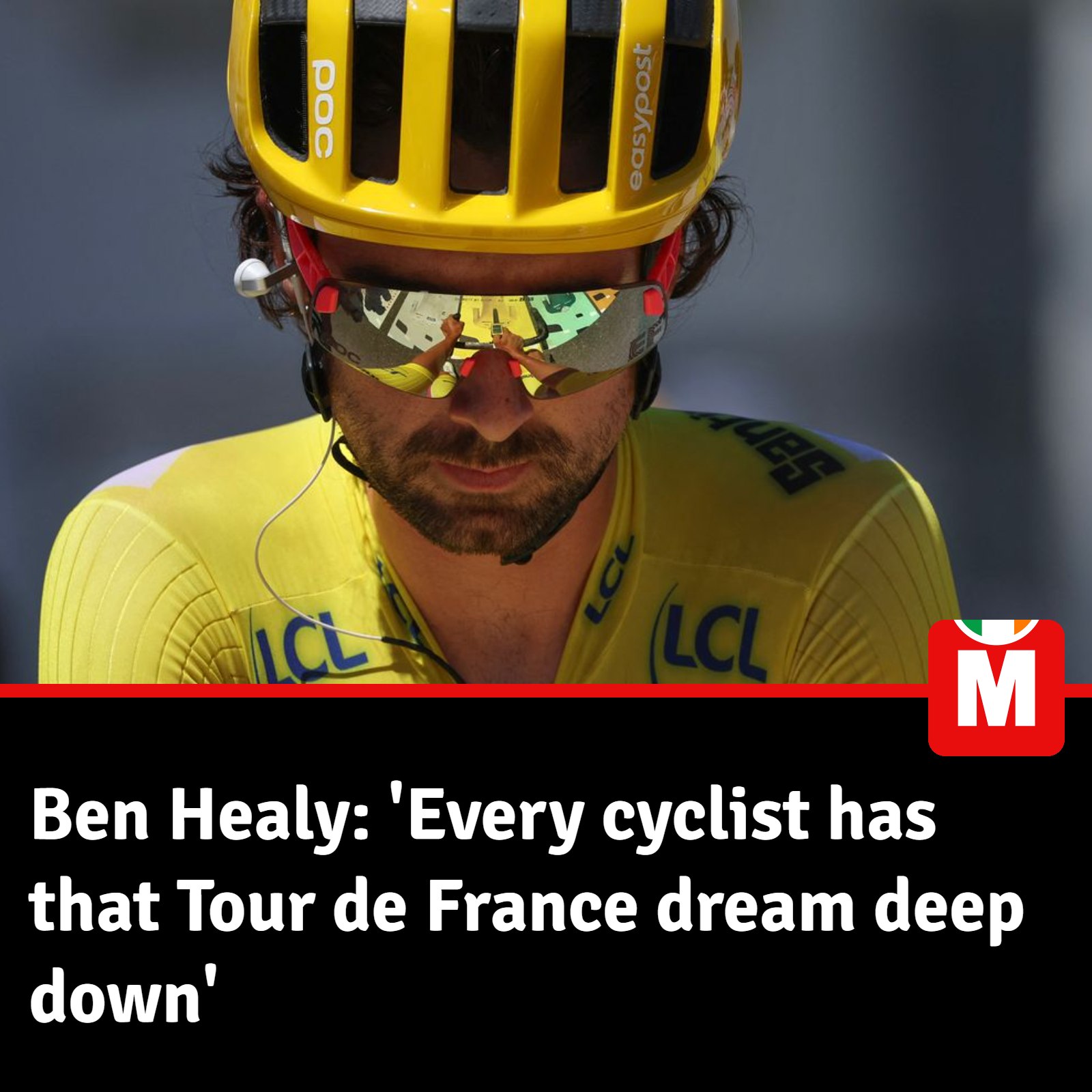 Full yellow for Healy 🤩 The Irishman is making the most of being