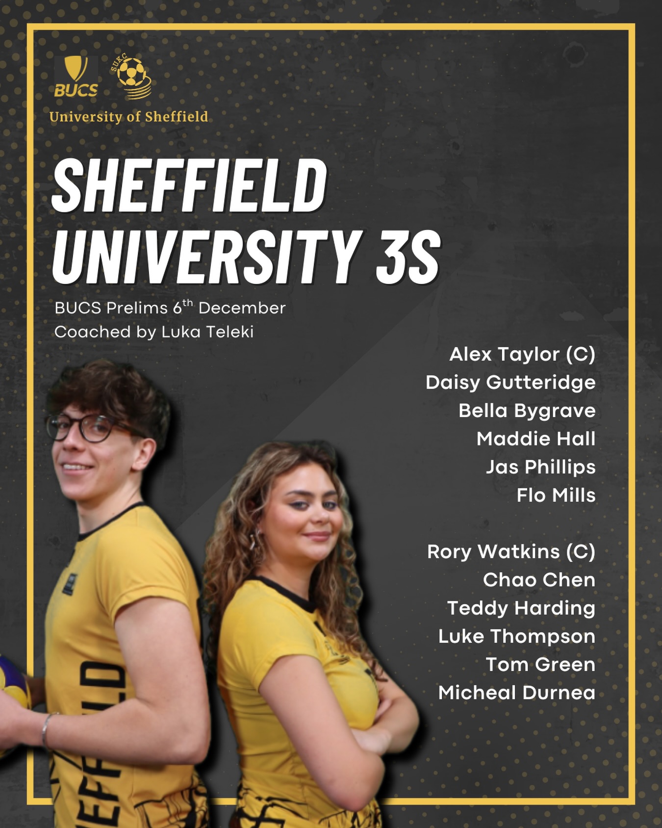 Sheffield - INTRODUCING THE 3S!!!! With only 3 days to go until Prelims ...