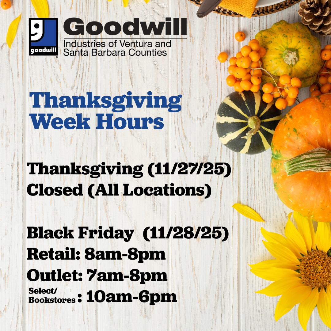 Goodwill Industries of Ventura and Santa Barbara Counties - 50% OFF NOW ...