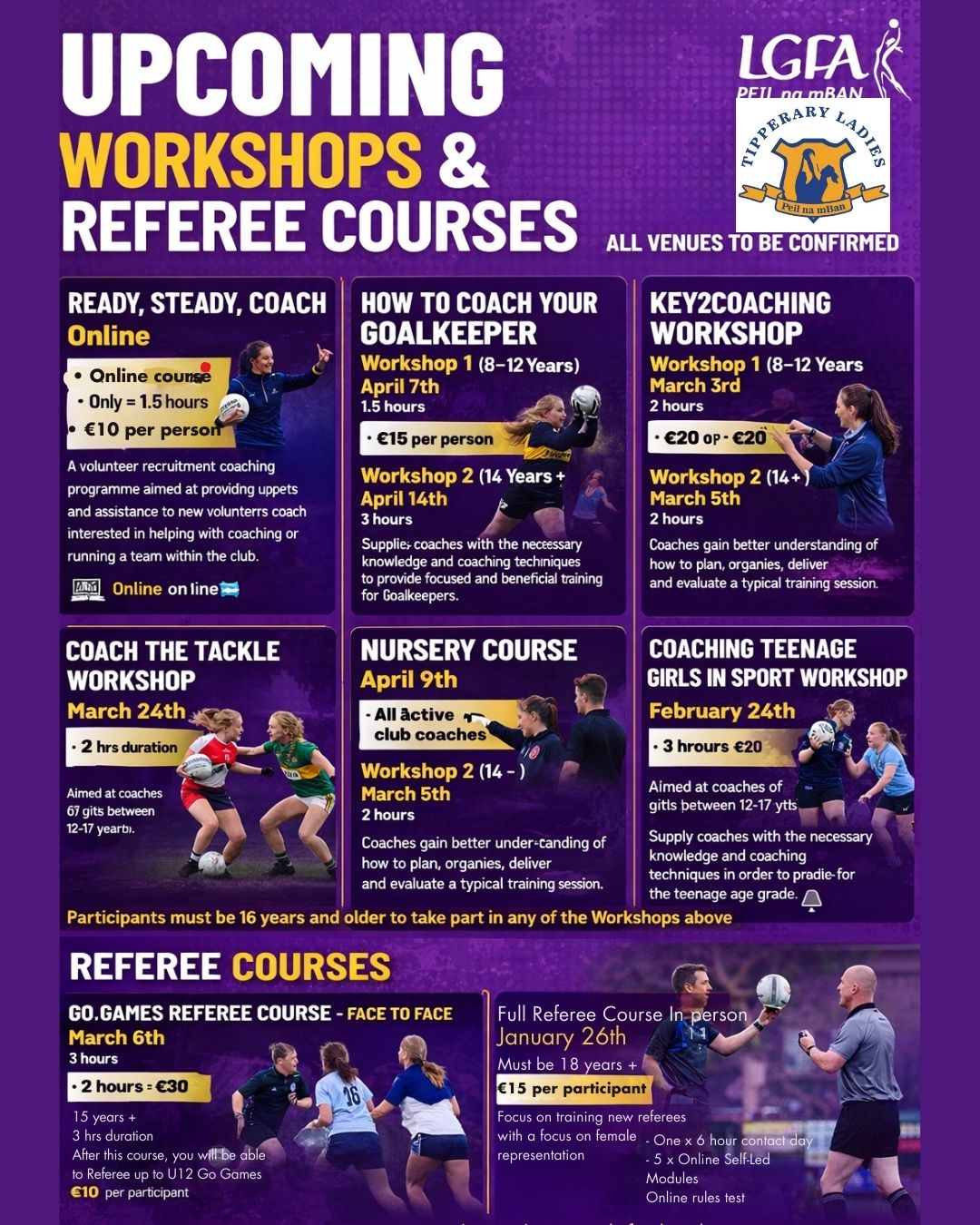 Tipperary - 📣 Upcoming Coaching & Referee Development Opportunities ...