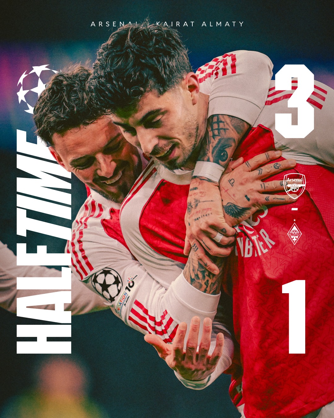 Arsenal - In command at the break. More of the same,... | Facebook