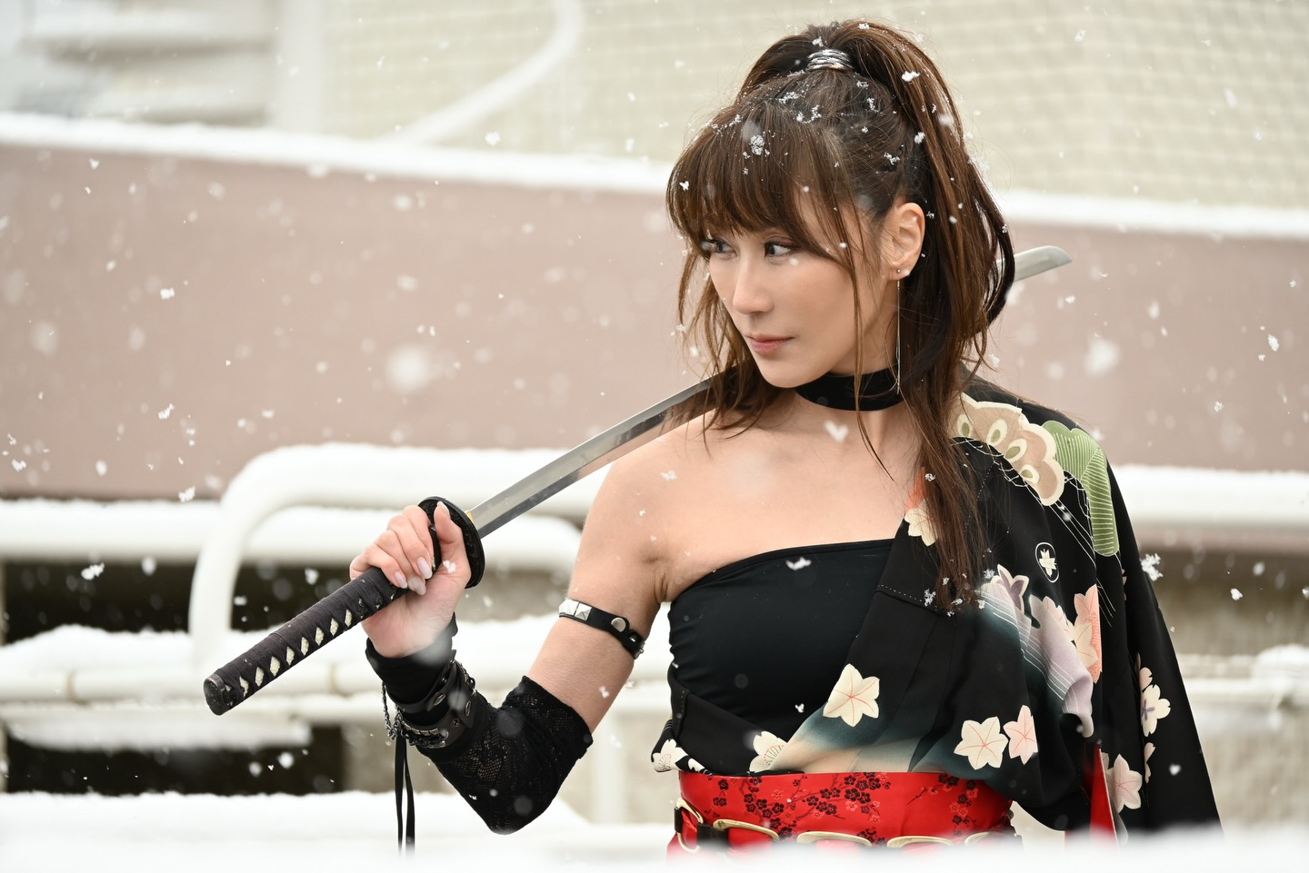 雪の中で撮影してきました❄️ ⁡ 寒さは厳しかったけれど、 自然が生む 